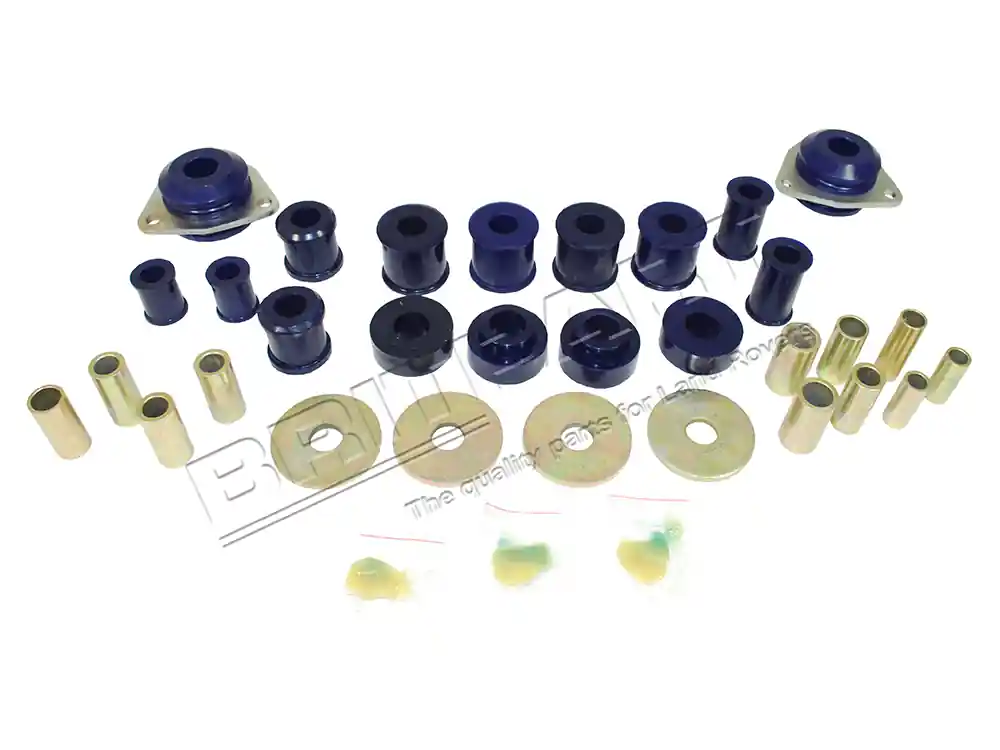 Begrenztes Angebot Polybuchsensatz Blau Range Rover Classic, Defender ab 1994 Discovery 1