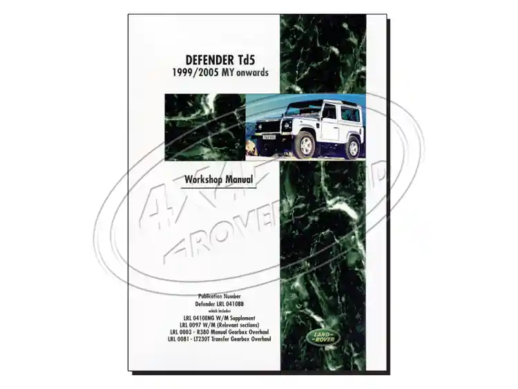 Billig Werkstatthandbuch Land Rover Defender TD 5