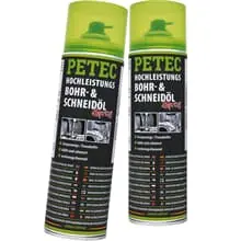 Beliebt 2x 500 ml 73050 PETEC BOHR & SCHNEIDOEL GEWINDESCHNEIDÖL KÜHLT SCHMIERT