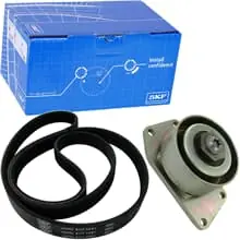 Neue Ware SKF KEILRIPPENRIEMEN-SATZ SPANNROLLE für CITROEN BERLINGO PEUGEOT 206 ohne Klima