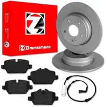 Must-Have Zimmermann BREMSSCHEIBEN 296mm + BELÄGE HINTEN passend für BMW 3er E90 E92