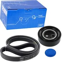 Echt SKF KEILRIPPENRIEMEN+SPANNROLLE passend für BMW 3er E36 5er E34 für KLIMA 4PK889