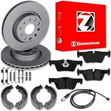 Top-Preis Zimmermann BREMSSCHEIBEN + BELÄGE + HANDBREMSE passend für BMW 3er 4er F30-36