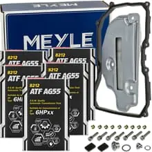 Letzte Chance MEYLE TEILESATZ ÖLWECHSEL AUTOMATIK GETRIEBE+ATF ÖL für 6 GANG 09M 09G AQ250