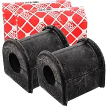 2x FEBI LAGERUNG, STABILISATOR HINTERACHSE LINKS RECHTS für DAEWOO KORANDOO Sonderangebot