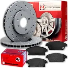 ZIMMERMANN SPORT-BREMSSCHEIBEN + BELÄGE VORNE für OPEL MOKKA / X CHEVROLET TRAX Neu