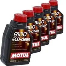 Geprüft 5x 1L MOTUL 8100 ECO CLEAN 0W30 ÖL MOTORÖL ACEA C2 WSS M2C 950 A EURO 4 5 6 ÖL