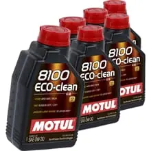 Preiswert 6x 1L MOTUL 8100 ECO CLEAN 0W30 ÖL MOTORÖL ACEA C2 WSS M2C 950 A EURO 4 5 6 ÖL