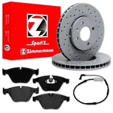 Zimmermann SPORT BREMSSCHEIBEN + BELÄGE VORNE passend für BMW X1 E84 xDrive Günstig