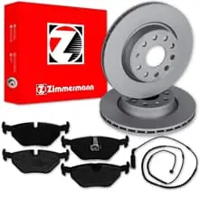 Neu Zimmermann BREMSSCHEIBEN 294mm + BELÄGE HINTEN passend für BMW 3er E46 nur 325xi