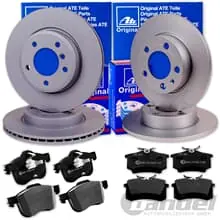 ATE BREMSSCHEIBEN + BELÄGE VORNE + HINTEN für AUDI TT 8J Coupe Roadster 8J3 8J9 Bestseller