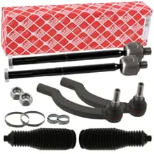 Begrenztes Angebot 2x FEBI SPURSTANGE AXIALGELENK SPURSTANGENKOPF MANSCHETTE VORNE für CITROEN FIAT