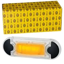 HELLA SEITENMARKIERUNGSLEUCHTE LED 12V 24V 2PS 980 868-211 Neue Ware