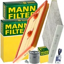 Saisonangebot MANN FILTER INSPEKTIONSPAKET FÜR AUDI A3 8V SEAT LEON 5F VW PASSAT B8 GOLF 7
