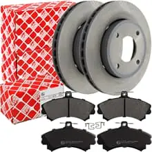 FEBI BREMSSCHEIBEN Ø256mm BELÄGE VORNE für SMART FORFOUR 454 MITSUBISHI COLT 6+7 Letzte Chance