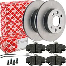Jetzt Kaufen FEBI BREMSSCHEIBEN 238mm + BELÄGE VORNE für RENAULT TWINGO I + CLIO 1 2 + RAPID