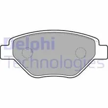DELPHI BREMSBELÄGE SATZ VORDERACHSE passend für RENAULT MEGANE Zertifiziert