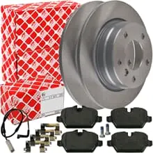 Direkt Vom Hersteller FEBI BREMSSCHEIBEN 296mm+BELÄGE HINTEN passend für BMW 1er E81 E87 3er E90 E92