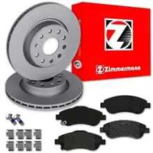 Günstig ZIMMERMANN BREMSSCHEIBEN 293mm + BELÄGE VORNE passend für HONDA CR-V 3 4 RE RM