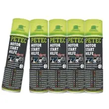 Solange Der Vorrat Reicht 5x500ml PETEC MOTORSTARTHILFE-, STARTHILFE, KALTSTARTHILFESPRAY ZÜNDHILFE