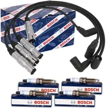 BOSCH ZÜNDKERZEN+ZÜNDKABEL passend für OPEL OMEGA A V87 OPEL VECTRA A J89 Online Kaufen