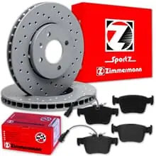 Aktuell Zimmermann SPORT BREMSSCHEIBEN 320mm + BELÄGE HINTEN passend für ALFA GIULIA 952