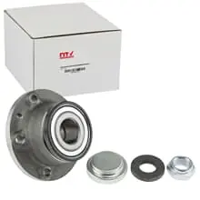 NTY RADLAGER-SATZ + RADNABE HINTEN PASSEND FÜR FIAT DOBLO OPEL COMBO KLT-FT-019 Markenprodukt