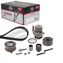 GATES ZAHNRIEMENSATZ + WASSERPUMPE passend für AUDI A3 A4 A5 A6 Q5 TT SEAT Top-Angebot