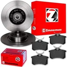 Letzte Chance ZIMMERMANN BREMSSCHEIBEN + BELÄGE HINTEN passend für RENAULT CLIO 4 1,6 RS