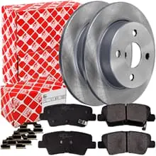 Top-Seller FEBI BREMSSCHEIBEN 234mm + BELÄGE HINTEN passend für HYUNDAI i10 BA/IA AC/AI