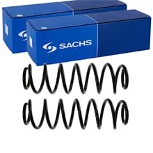 2X SACHS FAHRWERKSFEDERN HINTEN PASSEND FÜR VW FOX LINKS+RECHTS Nur Heute