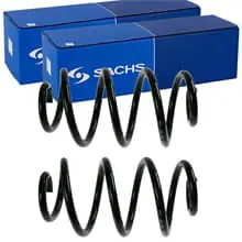 2X SACHS FAHRWERKSFEDERN HINTEN PASSEND FÜR RENAULT MODUS LINKS+RECHTS Nur Heute