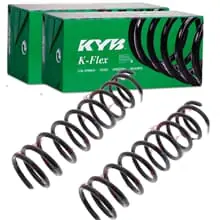 2X KYB K-FLEX FAHRWERKSFEDERN HINTEN PASSEND FÜR BMW 7 LINKS+RECHTS Neuheit