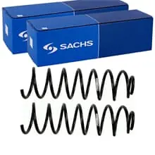 2X SACHS FAHRWERKSFEDERN HINTEN PASSEND FÜR SAAB 9-5 LINKS+RECHTS Expressversand