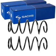 Billig 2X SACHS FAHRWERKSFEDERN VORNE PASSEND FÜR FIAT PANDA LINKS+RECHTS