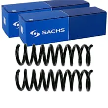 2X SACHS FAHRWERKSFEDERN HINTEN PASSEND FÜR MERCEDES-BENZ C-KLASSE LINKS+RECHTS Echt