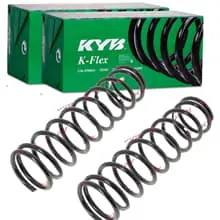 2X KYB K-FLEX FAHRWERKSFEDERN HINTEN PASSEND FÜR FORD FIESTA LINKS+RECHTS Markenware