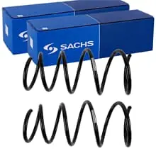 2X SACHS FAHRWERKSFEDERN VORNE PASSEND FÜR TOYOTA AVENSIS LINKS+RECHTS Günstig