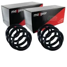 2X MAXGEAR FAHRWERKSFEDERN HINTEN PASSEND FÜR AUDI A3 VW GOLF LINKS+RECHTS Markenware
