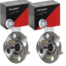 2X MAXGEAR RADLAGER-SATZ HINTEN PASSEND FÜR HONDA CIVIC LINKS+RECHTS Zertifiziert