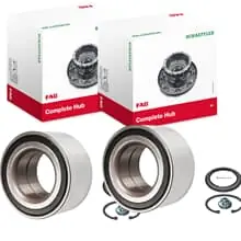 2X FAG RADLAGER-SATZ VORNE HINTEN PASSEND FÜR HYUNDAI SANTA TUCSON KIA CARNIVAL Abverkauf