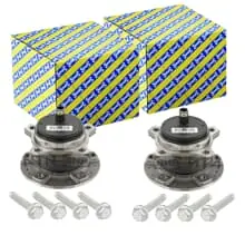 Begrenztes Angebot 2X SNR RADLAGER-SATZ HINTEN PASSEND FÜR BMW 3 CITROËN BERLINGO C4 C5 GRAND OPEL