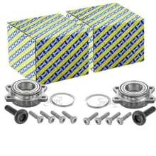 2X SNR RADLAGER-SATZ HINTEN VORNE PASSEND FÜR AUDI A4 A6 A8 SEAT EXEO VW PASSAT Nur Für Kurze Zeit