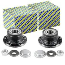 2X SNR RADLAGER-SATZ HINTEN PASSEND FÜR FIAT DOBLO OPEL COMBO LINKS+RECHTS Schneller Versand