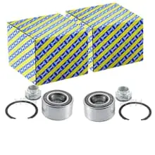 2X SNR RADLAGER-SATZ VORNE PASSEND FÜR ABARTH 500 500C GRANDE PUNTO ALFA ROMEO Aktuell