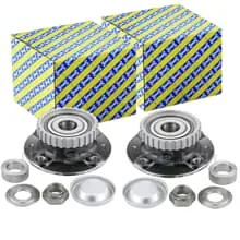 2X SNR RADLAGER-SATZ HINTEN PASSEND FÜR CITROËN XSARA PEUGEOT 306 LINKS+RECHTS Markenware