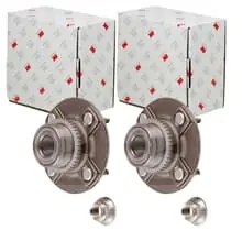 2X NK RADLAGER-SATZ HINTEN PASSEND FÜR NISSAN ALMERA LINKS+RECHTS Versand Am Gleichen Tag