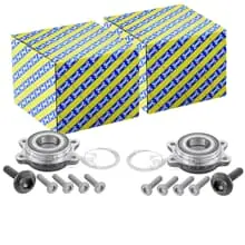 2X SNR RADLAGER-SATZ VORNE HINTEN PASSEND FÜR AUDI A4 A6 A8 R8 VW PHAETON Angebot