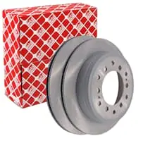 Sofort Bestellen 2X FEBI BREMSSCHEIBEN Ø312mm HINTEN PASSEND FÜR TOYOTA LAND