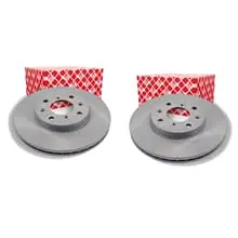 2X FEBI BREMSSCHEIBEN Ø252mm VORNE PASSEND FÜR OPEL AGILA Sale